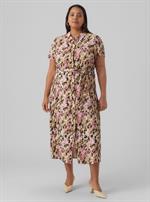 Vero Moda Curve - Easy Skjortekjole, Multi